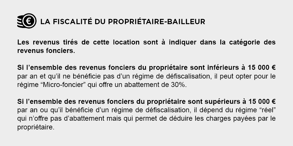 Fiscalite Proprietaire-Bailleur - Location Vide